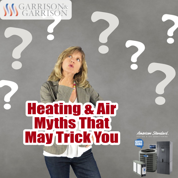 Girl thinking HVAC myths